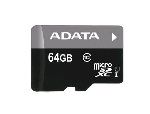 64GB microSDXC ADATA CL10 + adapter (AUSDX64GUICL10-RA1) 64GB microSDXC ADATA CL10 + adapter (AUSDX64GUICL10-RA1)