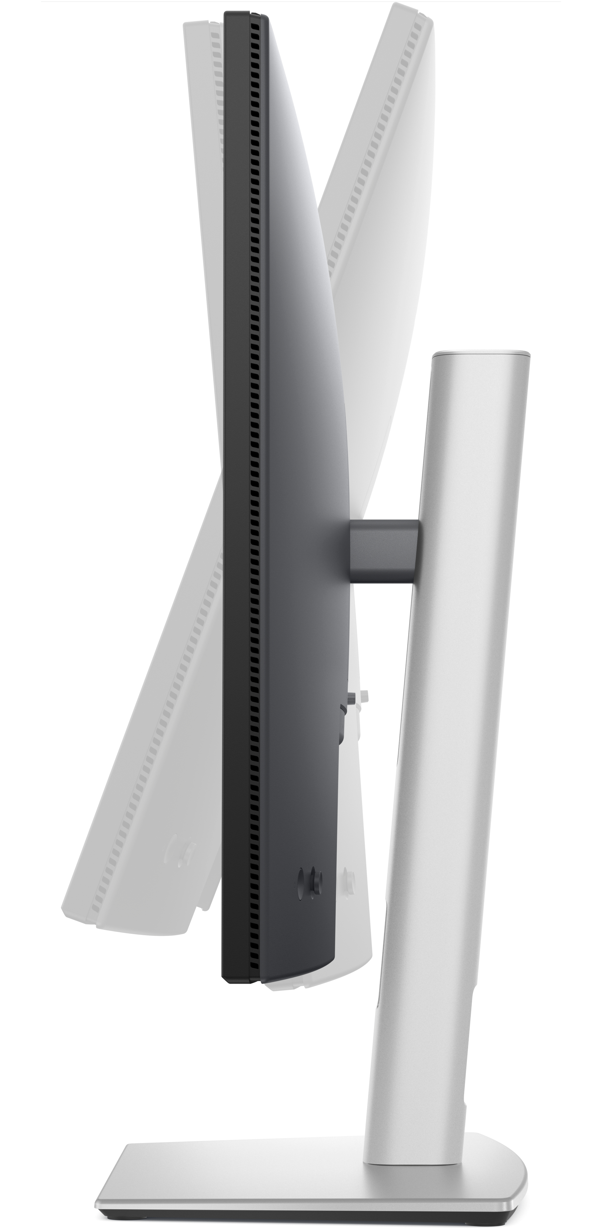 DELL  27" Pro Plus  P2725QE Monitor - 3840x2160, 4K, LED, IPS, 100Hz, 5ms, LAN,  Pivot Fekete-ezüst