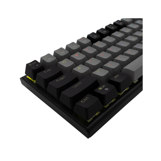 White Shark GK-002711-G-B/R-US WAKIZASHI vezetékes mechanikus gamer billentyűzet Fekete US