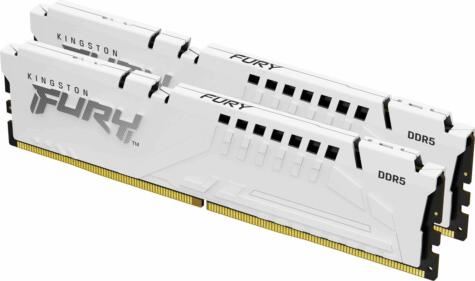 Kingston Fury Beast White CL40 2x16GB KF552C40BWK2-32 32GB 5200MHz DDR5 RAM Kingston Fury Beast White CL40 2x16GB KF552C40BWK2-32 32GB 5200MHz DDR5 RAM