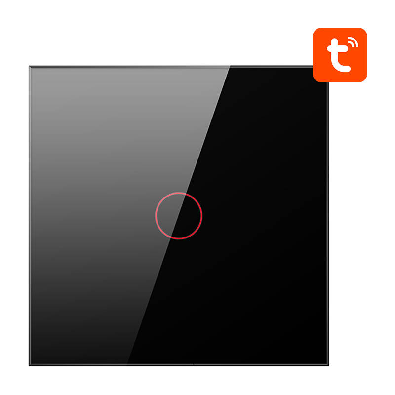 Smart Light Switch ZigBee Avatto ZTS02-EU-B1 1 Way TUYA (black) Smart Light Switch ZigBee Avatto ZTS02-EU-B1 1 Way TUYA (black)
