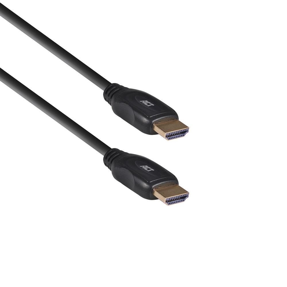 ACT HDMI v2.0 high speed video kábel 1,5m fekete (AC3800) ACT HDMI v2.0 high speed video kábel 1,5m fekete (AC3800)