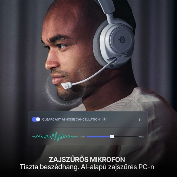 Steelseries Arctis Nova 7 Gen 2 Wireless Bluetooth Gaming Headset Fekete