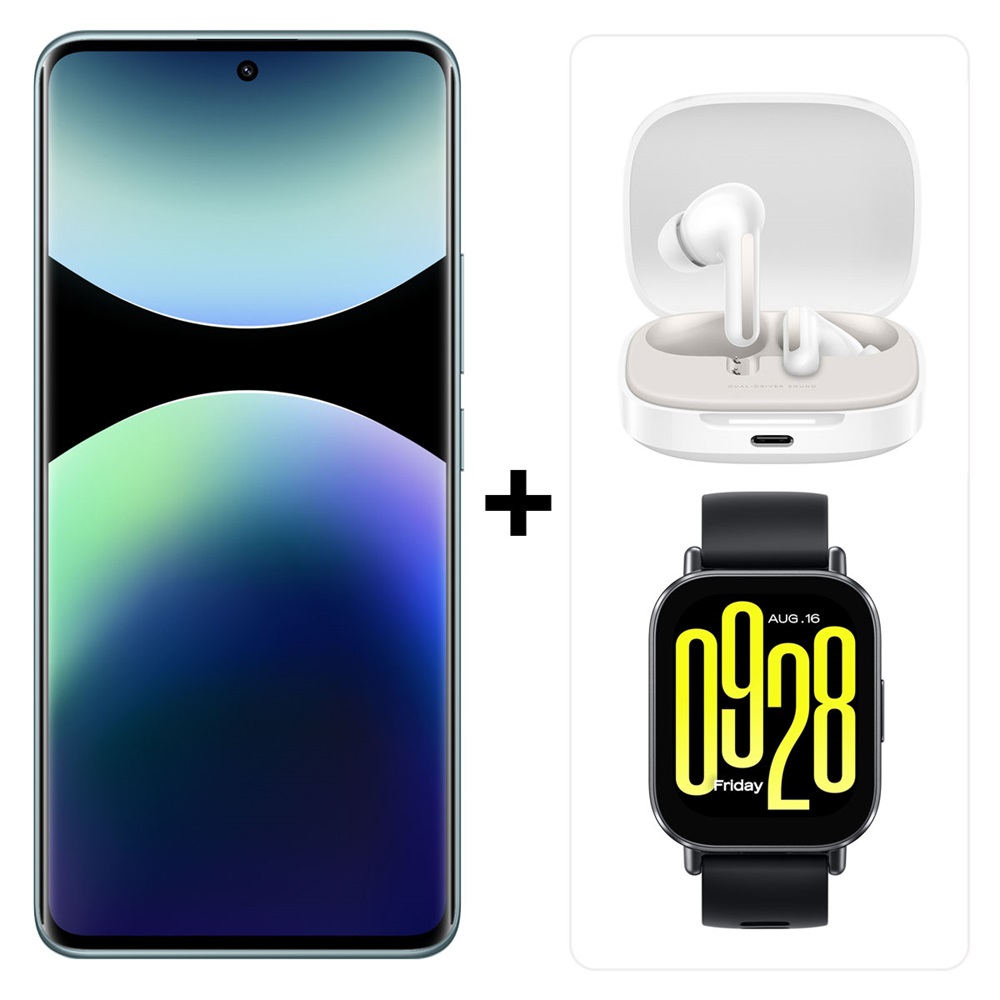 Xiaomi Redmi Note 14 Pro+ 5G  Frost Blue 12+512 + Redmi Buds 6 + Redmi Watch 5 Active csomag