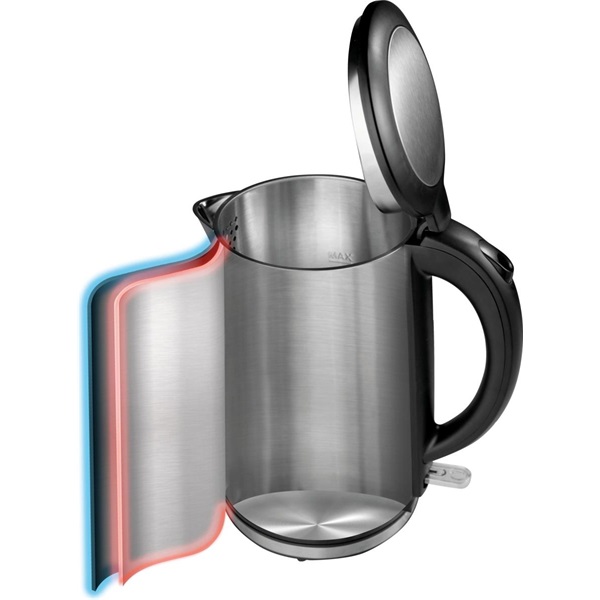 Gorenje K15DWS 1,5L-es ezüst vízforraló Gorenje K15DWS 1,5L-es ezüst vízforraló