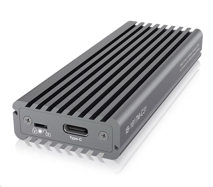 RaidSonic ICY BOX IB-1817M-C31 külső M.2 SSD ház ezüst RaidSonic ICY BOX IB-1817M-C31 külső M.2 SSD ház ezüst