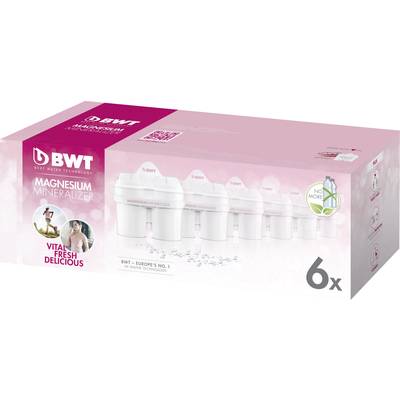 Vízszűrő betétek, 6 db-os készlet, fehér, BWT Longlife 814136 Vízszűrő betétek, 6 db-os készlet, fehér, BWT Longlife 814136