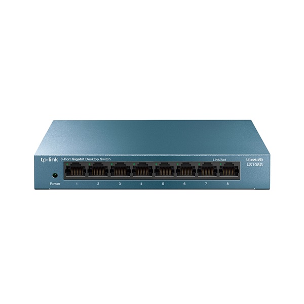 TP-Link LS108G 10/100/1000Mbps 8 portos LiteWave switch