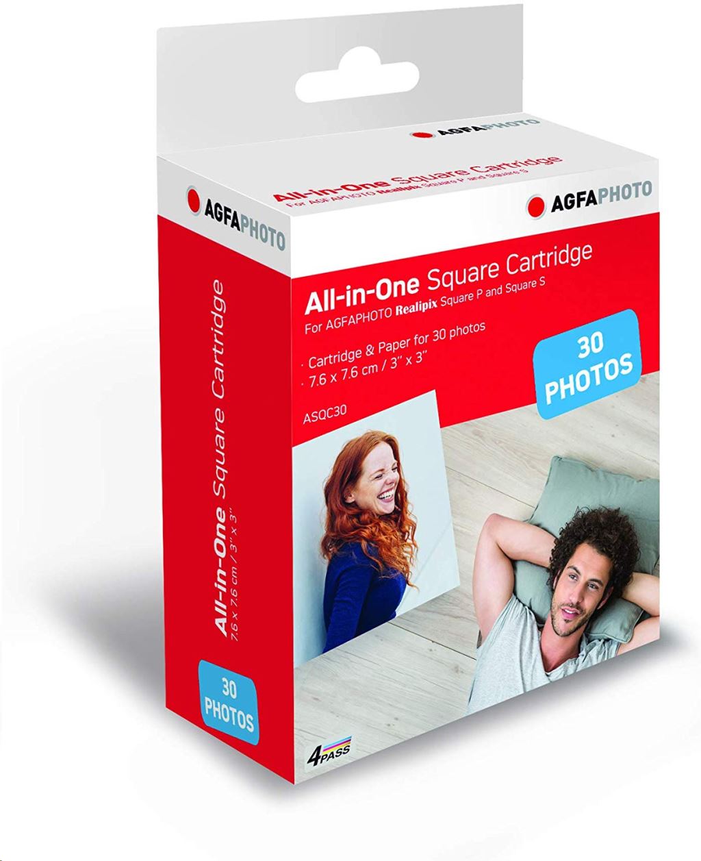 Agfa Realipixi 4Pass papír, Realpix Mini P és S készülékhez, 30db-os (AG-AMC30)