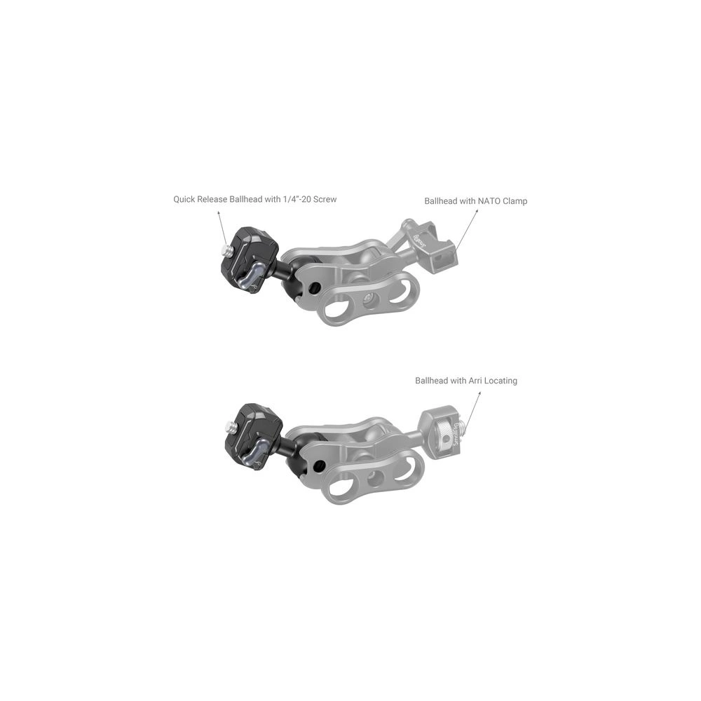 SmallRig Drop-in HawkLock mini Quick Release 1/4”-20 Ball Head  