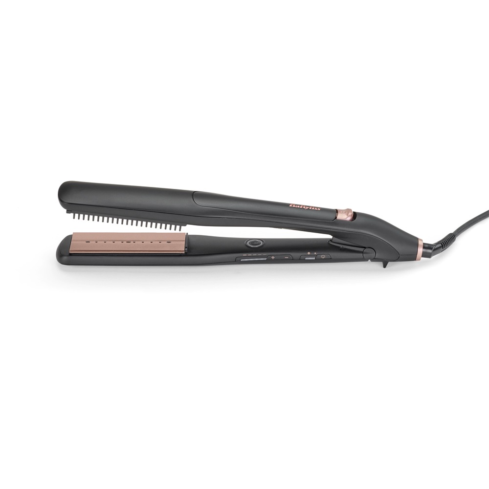 BaByliss ST596E Steam Lux Styler titánium-kerámialapos gőzölős hajvasaló Fekete-rózsaarany BaByliss ST596E Steam Lux Styler titánium-kerámialapos gőzölős hajvasaló Fekete-rózsaarany