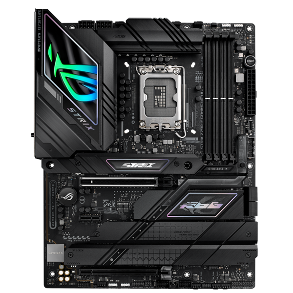 Asus Alaplap - Intel ROG STRIX Z790-F GAMING WIFI II LGA1700 (Z790, ATX, 4xDDR5 8000+MHz, 4xSATA3, 4xM.2, HDMI+DP)