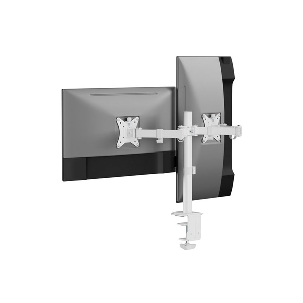 Equip    650167  13"-27"  2 monitor  dönthető forgatható Monitor Asztali konzol Fehér 