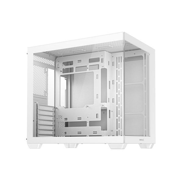 DeepCool CG530 WH ablakos  venti nélkül BTF  ATX Számítógépház   Fehér 