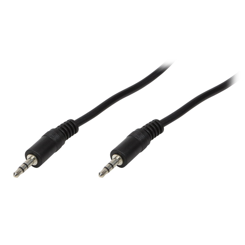 Logilink Audiokábel, 3,5 mm-es 3-Pin/M   3,5 mm-es 3-Pin/M, 2 m (CA1050)