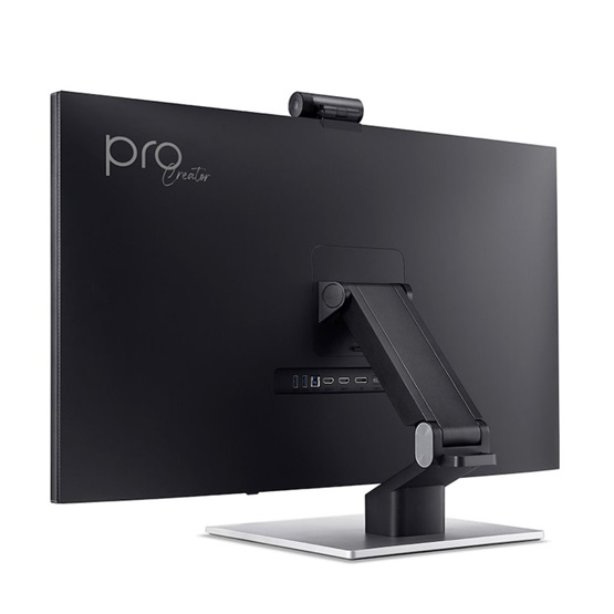 Acer 27" ProCreator  PE270XTbmiiphcuzx Monitor - 5120x2880, 5K, LED, IPS, Hangszóró, Pivot, WEBCAM, Fekete-ezüst