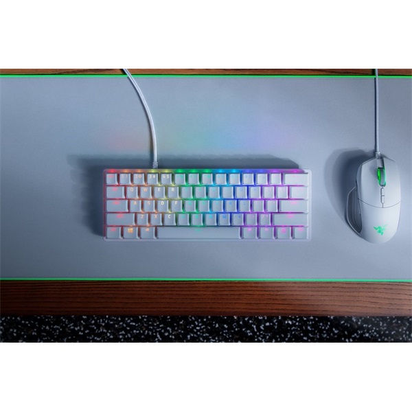 Razer Huntsman Mini Linear Optical Switch (Red) US billentyűzet Mercury - fehér (RZ03-03390400-R3M1)