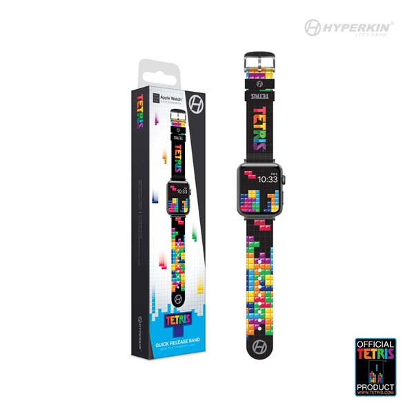 HYPERKIN Tetris "Tetrimino Stack" 38/40/42/44mm Quick Release óraszíj