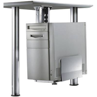 Asztal alá szerelhető számítógépház tartó, max. 30 kg, NewStar CPU D200BLACK
