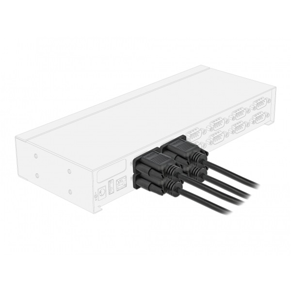 Delock 87308 50cm RS-232 D-Sub 9 anya - anya soros kábel Delock 87308 50cm RS-232 D-Sub 9 anya - anya soros kábel