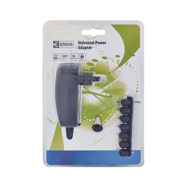 EMOS univerzális hálózati adapter 1000mA (N3111)