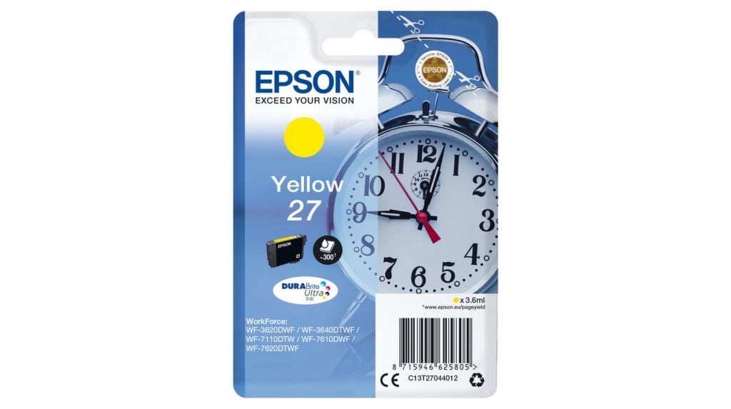 Epson 27 DURABrite Ultra tintapatron sárga (C13T27044012) Epson 27 DURABrite Ultra tintapatron sárga (C13T27044012)