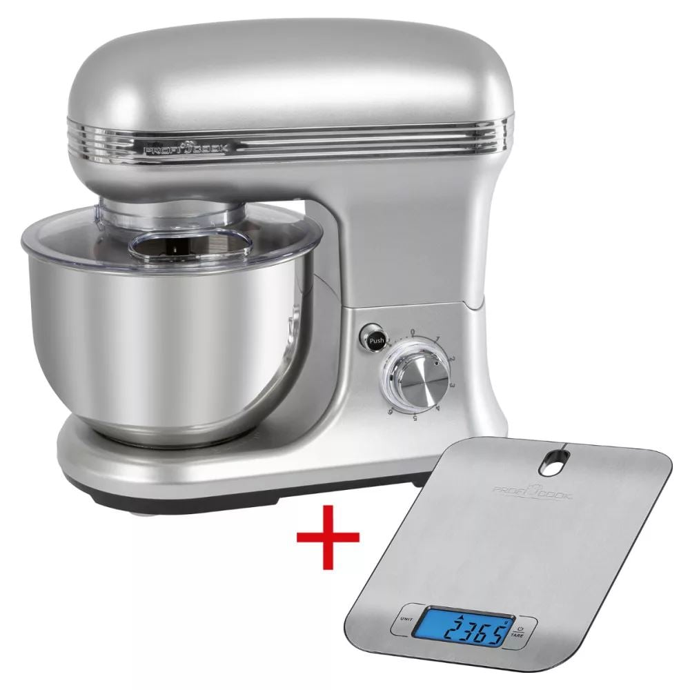 ProfiCook PC-KM 1222 konyhai robotgép mérleggel jubileumi csomag