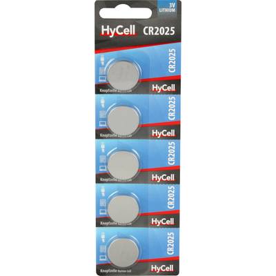 HyCell CR2025 Gombelem CR 2025 Lítium 140 mAh 3 V 5 db