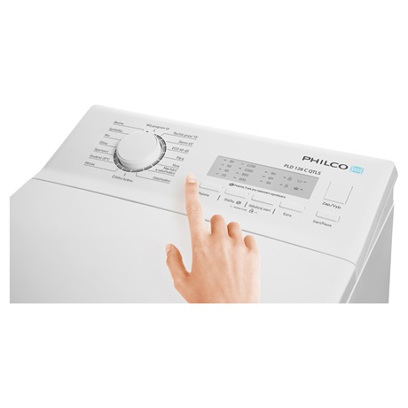 Philco PLD 126 CQTLS Felültöltős mosógép – 6 kg, 1200 ford./perc, C Energiaosztály