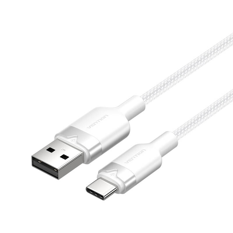 USB 2.0 A - USB-C 3A kábel Vention CTNWF 1M (fehér) USB 2.0 A - USB-C 3A kábel Vention CTNWF 1M (fehér)