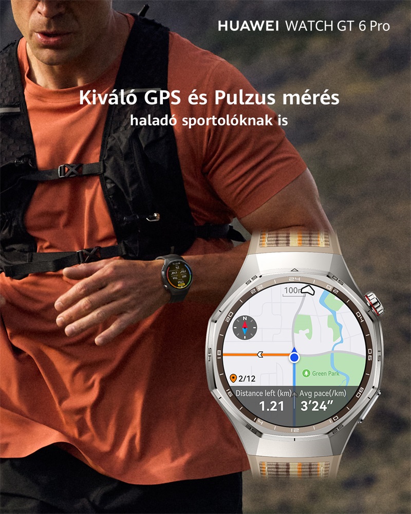 Huawei Watch GT6 Pro 46mm Okosóra Titanium