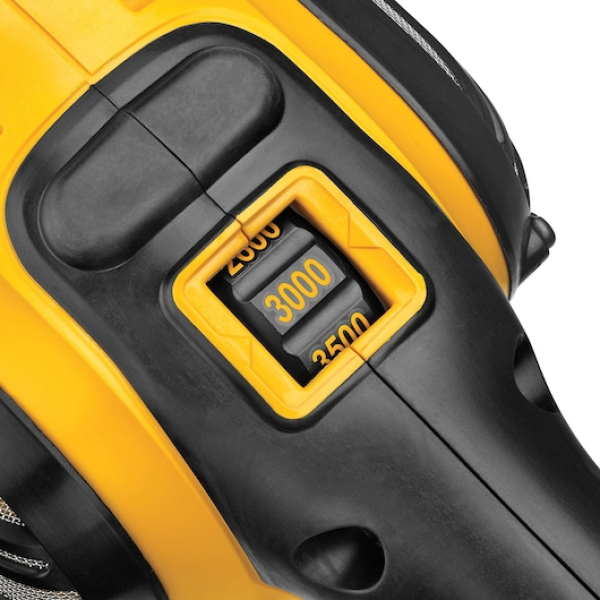 DEWALT Polírozó  180/150mm 1250W  elektromos fordulat szabályzás