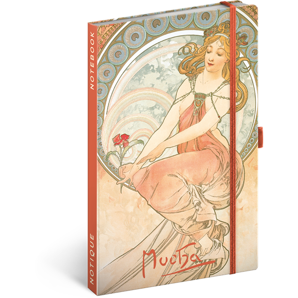Realsystem Alphonse Mucha 5416 keményfedeles vonalas notesz