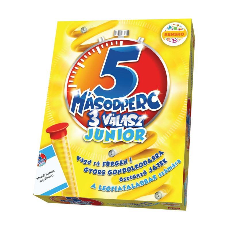 5 másodperc 3 válasz Junior társasjáték (KEN34397) 5 másodperc 3 válasz Junior társasjáték (KEN34397)