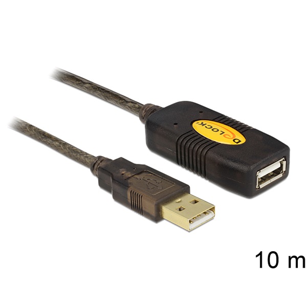 Delock DL82446 USB 2.0 aktív hosszabbító kábel 10m Delock DL82446 USB 2.0 aktív hosszabbító kábel 10m