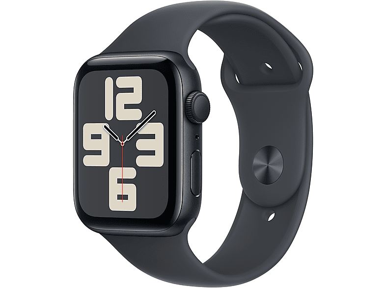 Apple Watch SE2 v3 GPS (44mm) éjfekete alumínium tok, éjfekete sportszíj (M/L) okosóra Apple Watch SE2 v3 GPS (44mm) éjfekete alumínium tok, éjfekete sportszíj (M/L) okosóra