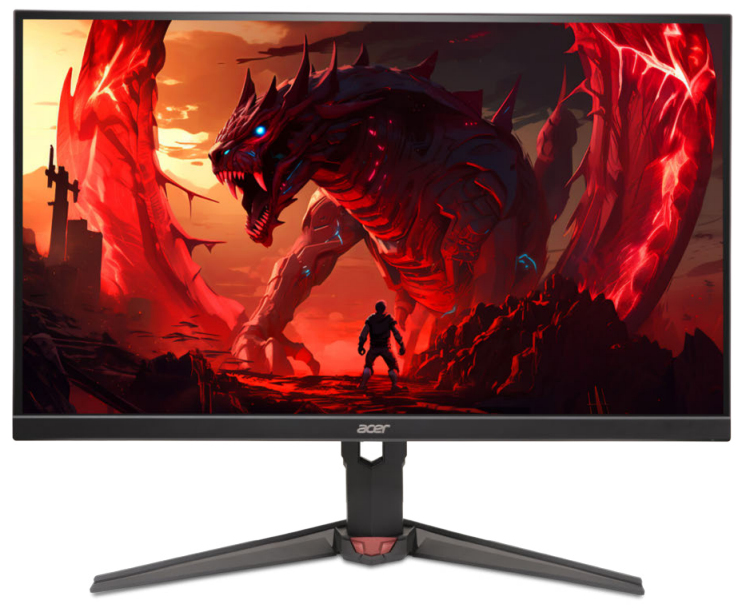 ACER 27" Nitro XV270W3bmiiprx Monitor - 1920x1080, Full HD, LED, IPS, 240Hz, 1ms, Hangszóró, FreeSync, Pivot, Gamer, Fekete