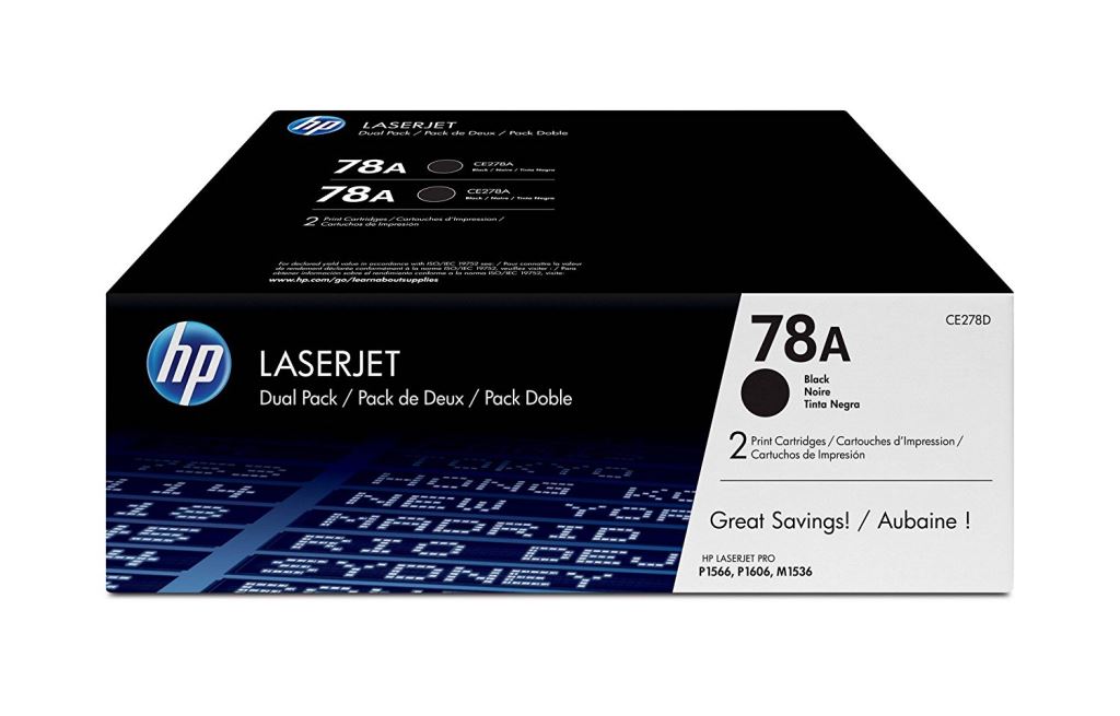 HP CE278AD fekete dupla toner (78A) HP CE278AD fekete dupla toner (78A)