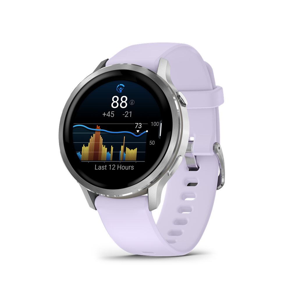 Garmin Venu 4 - 41 mm Okosóra   Ezüst-lila