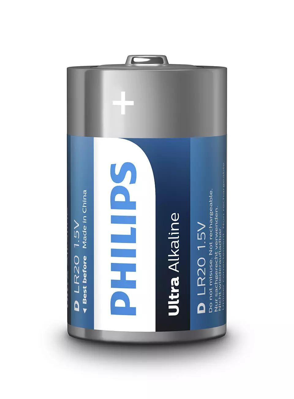Philips Ultra Alkaline D/LR20 elem 2db (LR20E2B/10)