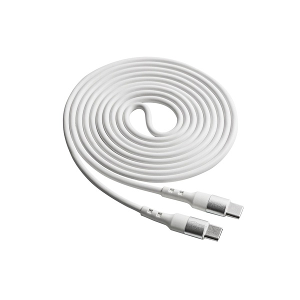 Akyga USB-C - USB-C kábel 60W, 1.8m fehér (AK-USB-41) Akyga USB-C - USB-C kábel 60W, 1.8m fehér (AK-USB-41)