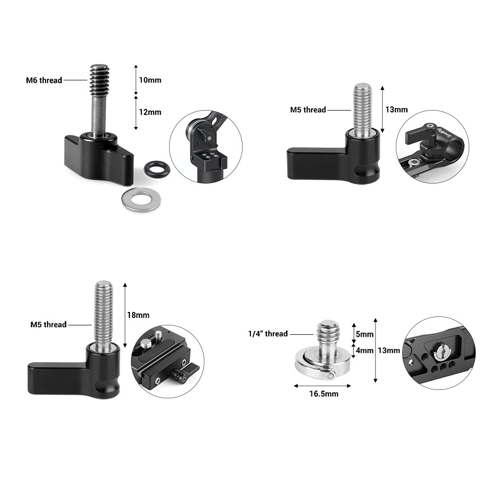 SMALLRIG Screw Ratchet Wingnut Set SMALLRIG Screw Ratchet Wingnut Set