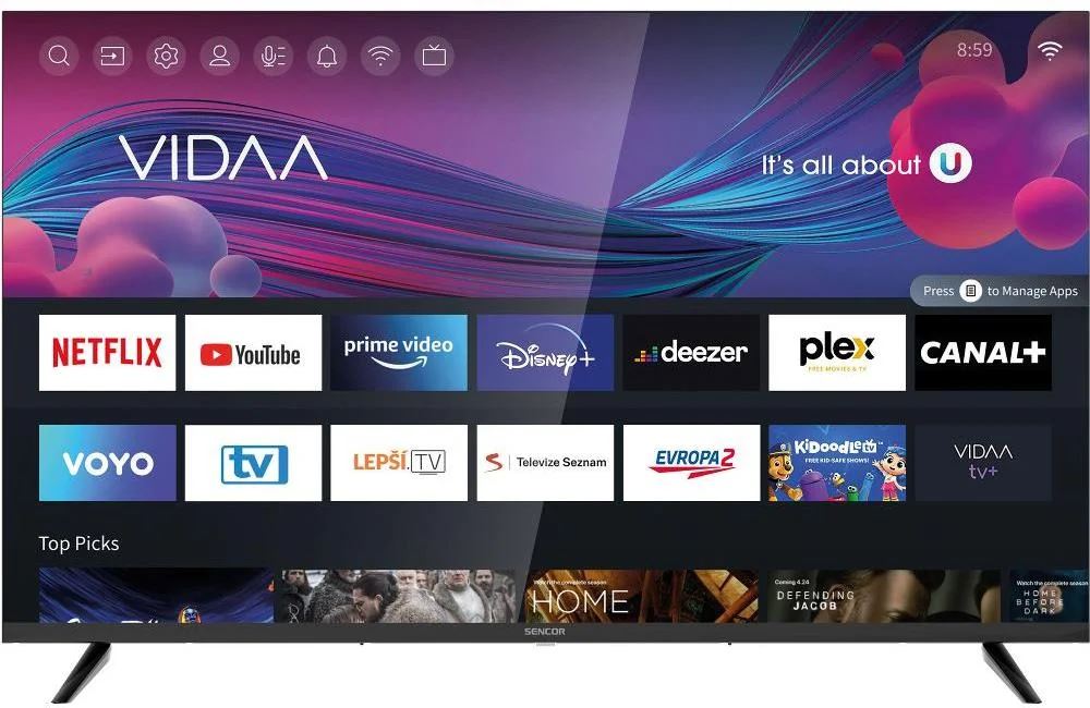 Sencor SLE 43US700TCSB 43" 4K UHD Smart LED TV