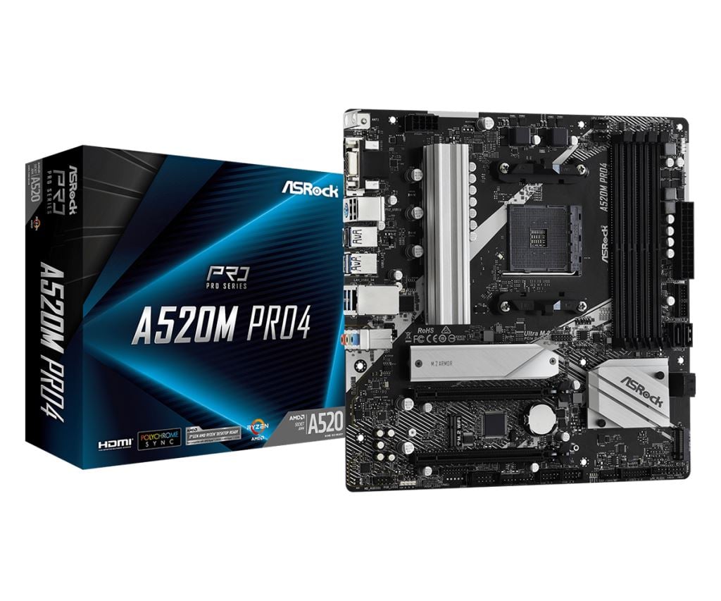 ASRock A520M Pro4 alaplap