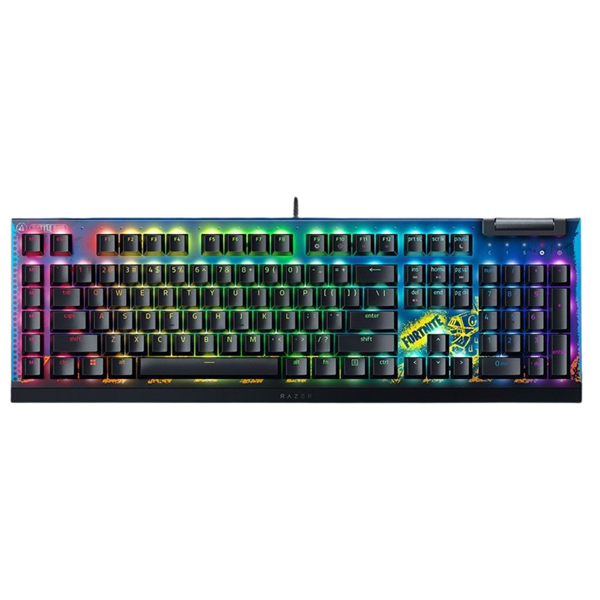 Razer BlackWidow V4 X US "FORTNITE Edition" (yellow switch) gamer billentyűzet Razer BlackWidow V4 X US "FORTNITE Edition" (yellow switch) gamer billentyűzet