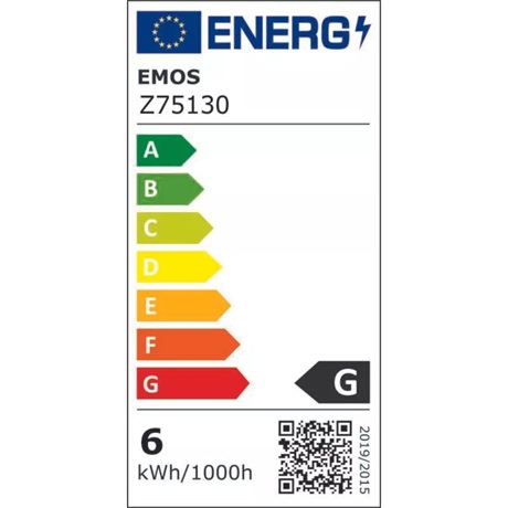 Emos Z75130 LED SPOT 6W GU10 MELEG FEHÉR