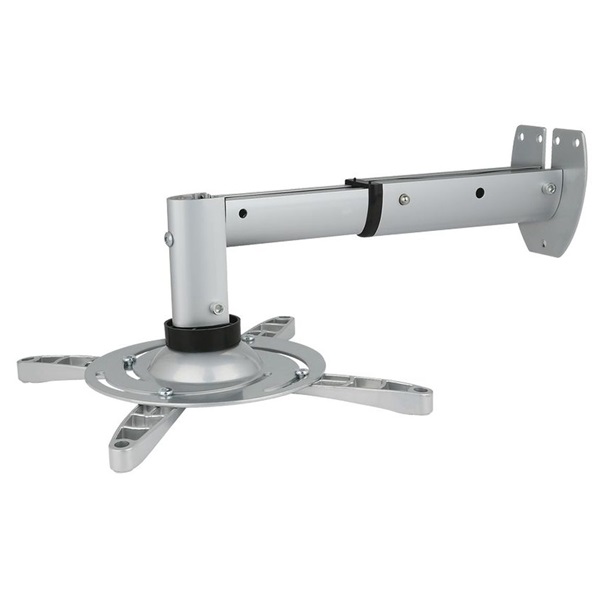 Stell SHO 1092 25 -33cm, 15°, 15kg ezüst fali kihúzható projektor tartó Stell SHO 1092 25 -33cm, 15°, 15kg ezüst fali kihúzható projektor tartó