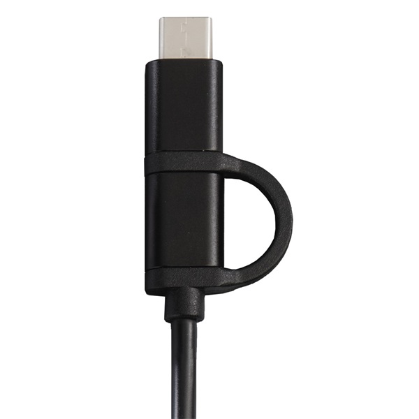 Hama 4 az 1-ben (USB, USB Type-C, micro USB + OTG) 1m fekete adatkábel Hama 4 az 1-ben (USB, USB Type-C, micro USB + OTG) 1m fekete adatkábel