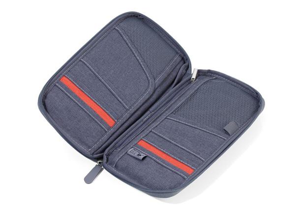 TROIKA Safe flight utazáshoz RFID védelemmel Dokumentumtároló Szürke