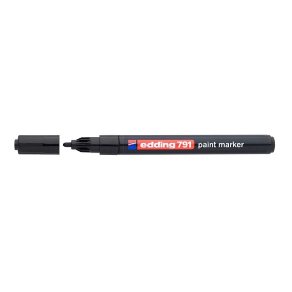 Edding 791 1-2mm fekete lakkmarker Edding 791 1-2mm fekete lakkmarker